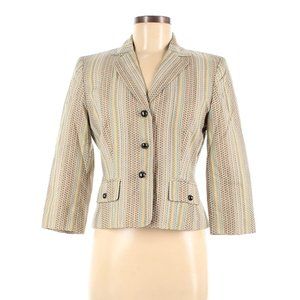 Nine & Co. by Nine West Blazer Tan Blue Brown | 6